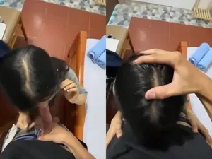 Xin má qua nhà bạn học thêm, học sinh nữ c3 bị any xả sữa chua vào mồm